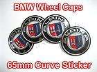 ALPINA ALPINA BMW Center Caps, Wheel Center Caps 65mm (Curve) A572