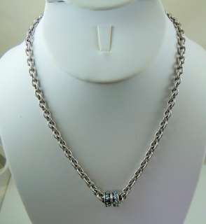Kirks Folly Simply Stylish Magnetic Necklace Silvertone  
