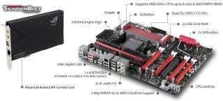 Asus CROSSHAIR V FORMULA/THUNDERBOLT Socket AM3+ 990FX ATX motherboard 