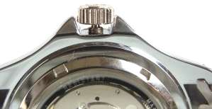 Stylish Stainless Steel Rhinestone AUTOMATIC Watch  