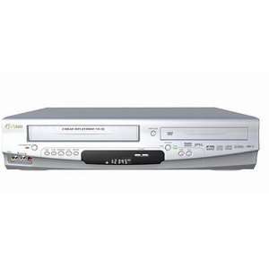 Funai DP VR 6630 DVD Player/VHS Rekorder Kombination silber  
