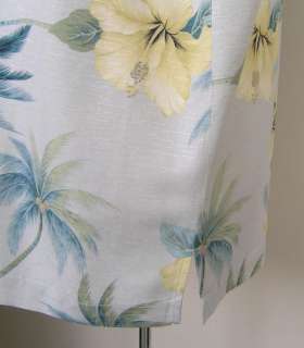Tommy Bahama Silk Floral Hawaiian Shirt Medium  