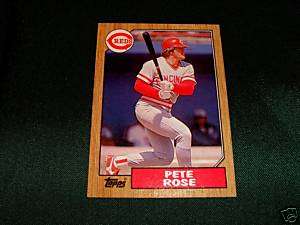 PETE ROSE TOPPS 1987 #200 20 CARD LOT NR MINT MINT  