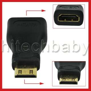 Mini HDMI(M)to HDMI(F) Type CA Cable Converter Adapter  