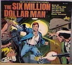 Neal Adams cvr SIX MILLION DOLLAR MAN Power LP V1 Rare  