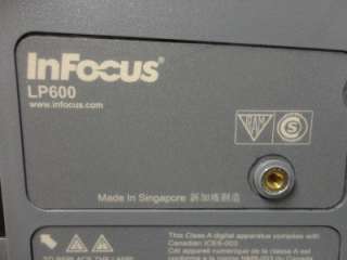 InFocus LP600 DLP Portable SHP Projector  