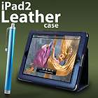 NEW 2ND GEN LEATHER FLIP CASE COVER FOR APPLE IPAD 2 items in London 