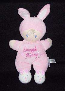 Kids Preferred Pink Snuggle Bunny Doll Feet Lovey Plush  