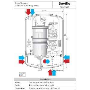 Triton Seville 10.5kW Electric Shower   White  5012663005907  