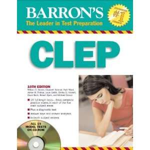  Barrons CLEP with CD ROM [Paperback] William C. Doster 