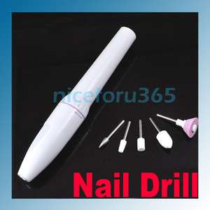   Art Grooming Drill Tips Electric Manicure Toenail File Tool 5 Bits Hot