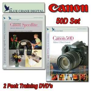  Blue Crane Digital Canon 50D DVD 2 Pack with 580 EX 430 EX 