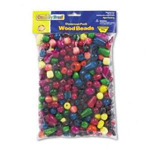  Chenille Kraft   Wood Bead Classroom Pack, Asstd. Sizes 