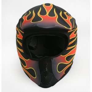  Helmet Skinz Classic Flame Helmet Skin