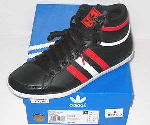   Mens New ADIDAS PLIMCANA MID Black Leather Trainers
