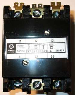 GE General Electric Contactor   CR153   3 Pole   50 Amp  