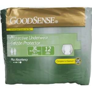  Goodsense Unisex Protective Underwear Xl 12 Ct Case Pack 8 