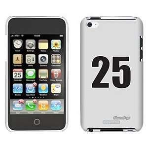    Number 25 on iPod Touch 4 Gumdrop Air Shell Case Electronics