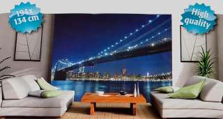 Massive 4 Pieces High Quality Wall Paper Photo Mural Decal 194x134cm 
