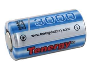 1pc Tenergy Sub C 3000mAh SubC NiMH Flat Top Battery  