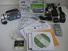 JVC GZ MG37 30GB 32X OPTICAL ZOOM CAMCORDER + WIDE LENS ATTACMENT 