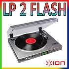 Stock Ion LP 2 Flash USB Turntable With Direct To SD Card Recording 