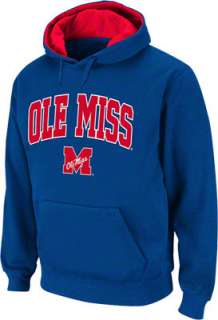 Mississippi Rebels Arched Tackle Twill Hooded Sweatshirt 