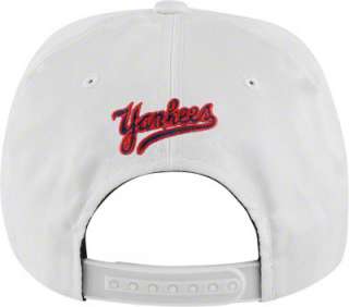 New York Yankees Team Stripes White Snapback Adjustable Hat 