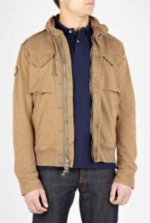 Polo Ralph Lauren  Stone Waffle Lined Jersey Military Bomber by Polo 