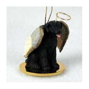  Black Lab Retriever Tiny One Dog Angel Christmas Ornament 