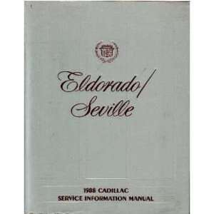  1988 CADILLAC ELDORADO SEVILLE Service Repair Manual 