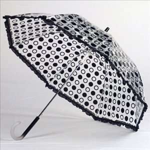 Frankford Polka Dot Ruffle Rain Umbrella  Sports 