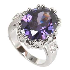  Amethyst Cocktail Ring SR11865AM Jewelry