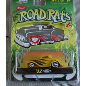  Road Rats 164 32 Ford Sedan YELLOW Toys & Games