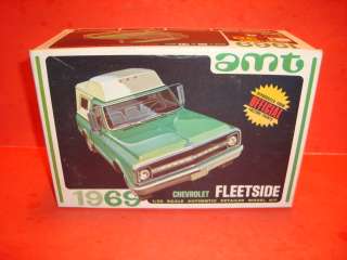 AMT 1969 Chevy Fleetside Pickup Truck Unb. Model Car Kit  