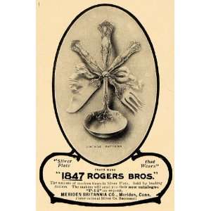  1906 Ad Meriden Britannia 1847 Rogers Bros Silverware 