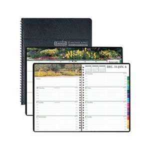   the World Weekly/Monthly Planner, 7 x 10, Black, 2012