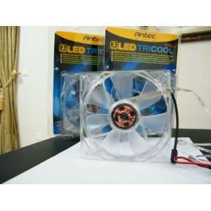    Antec TriCool 80mm Cooling Fan with 3 Speed Switch Electronics