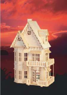 Puzzled Gothic House 3D Natural Wood Puzzle  
