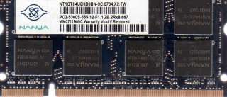 NEW 1GB Sony Vaio PCG Series DDR2 Laptop RAM Memory  