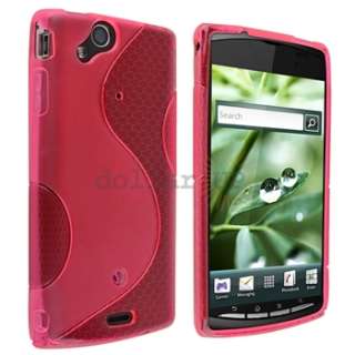 5in1 Purple TPU Case Guard for Sony Ericsson Xperia Arc X12 S 