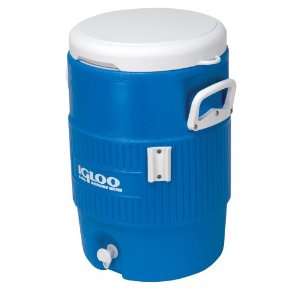   Cooler with Cup Dispenser (5 Gallon, Ocean Blue)