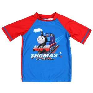  Thomas No 1 Blue Engine UPF 50+ Boys Rash Guard Sports 