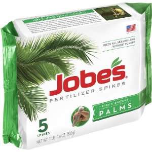 Jobes 1010 Palm Tree Outdoor Fertilizer Food Spikes 5 Pack  