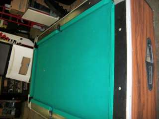 foot coin operated pool table  