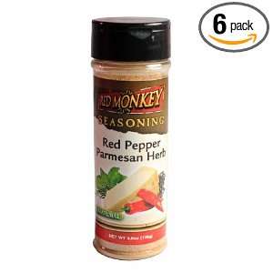   Foods Red Pepper Parmesan Seasoning, 3.8 Ounce Bottles (Pack of 6