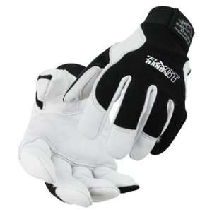   GT Spandex and Grain Goatskin Driving Gloves   Stra