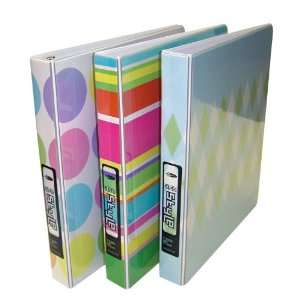   Inch 3 Ring Binder, Assorted Colors (W68555)