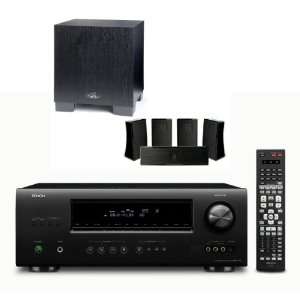 Denon AVR 1712 A/V Surround Receiver (Black) with Motion 262 5 Channel 