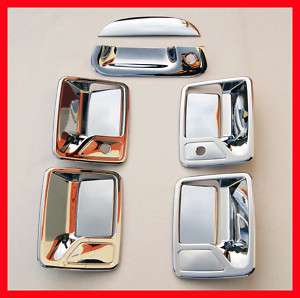 99 07 Ford F250 F350 Chrome Door Handle Covers Combo SD  